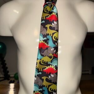 Colorful Dinosaur Adult Tie
